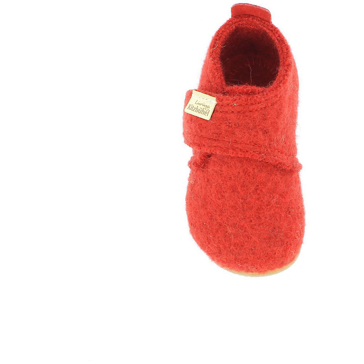 Babyklett. Velourlederkappe Rot Ballerinas