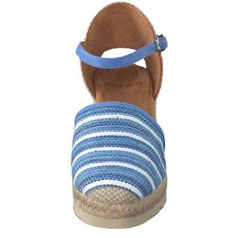 Unisa Keilsandale in blau
