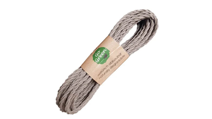 TRUBA GoGreen Baumwollkordel graubraun 3 m