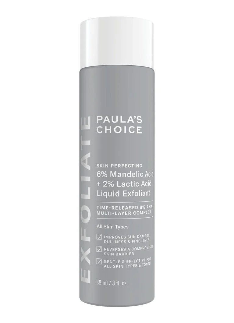 Paula's Choice Skin Perfecting 6% mandeļskābes + 2% pienskābes šķidrais pīlings