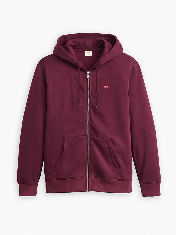 Levi´s Sweatjacke in Bordeaux günstig kaufen