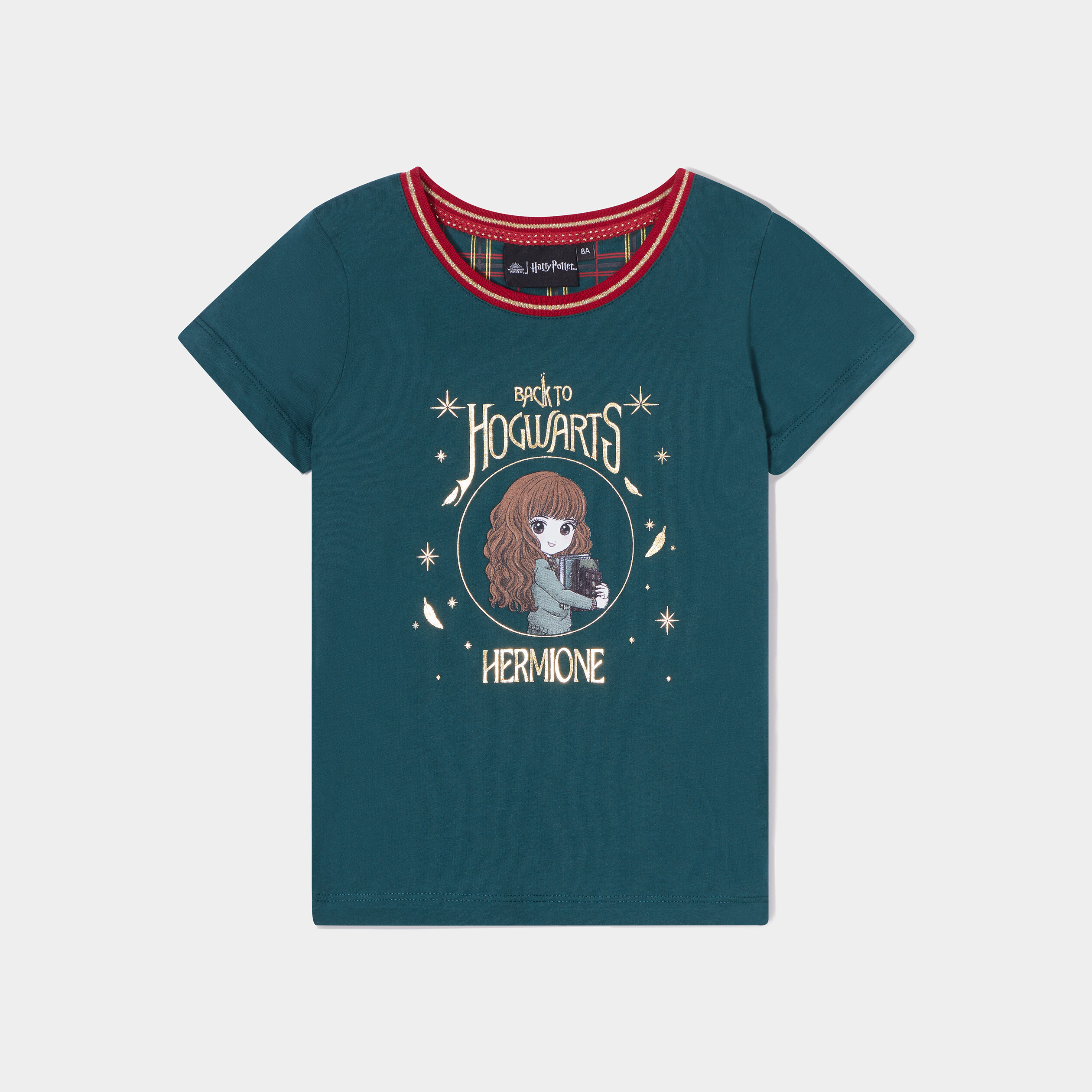T-shirt col rond Harry Potter Hermione vert fille | La Halle