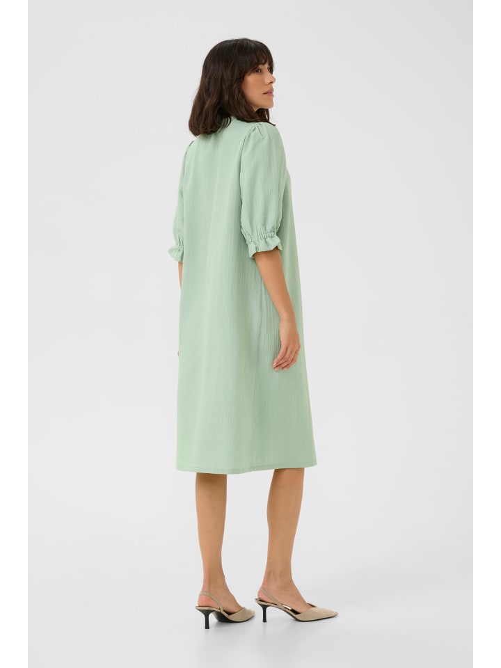 Kaffe Kleid KApaulina in Balsam Green CC günstig kaufen