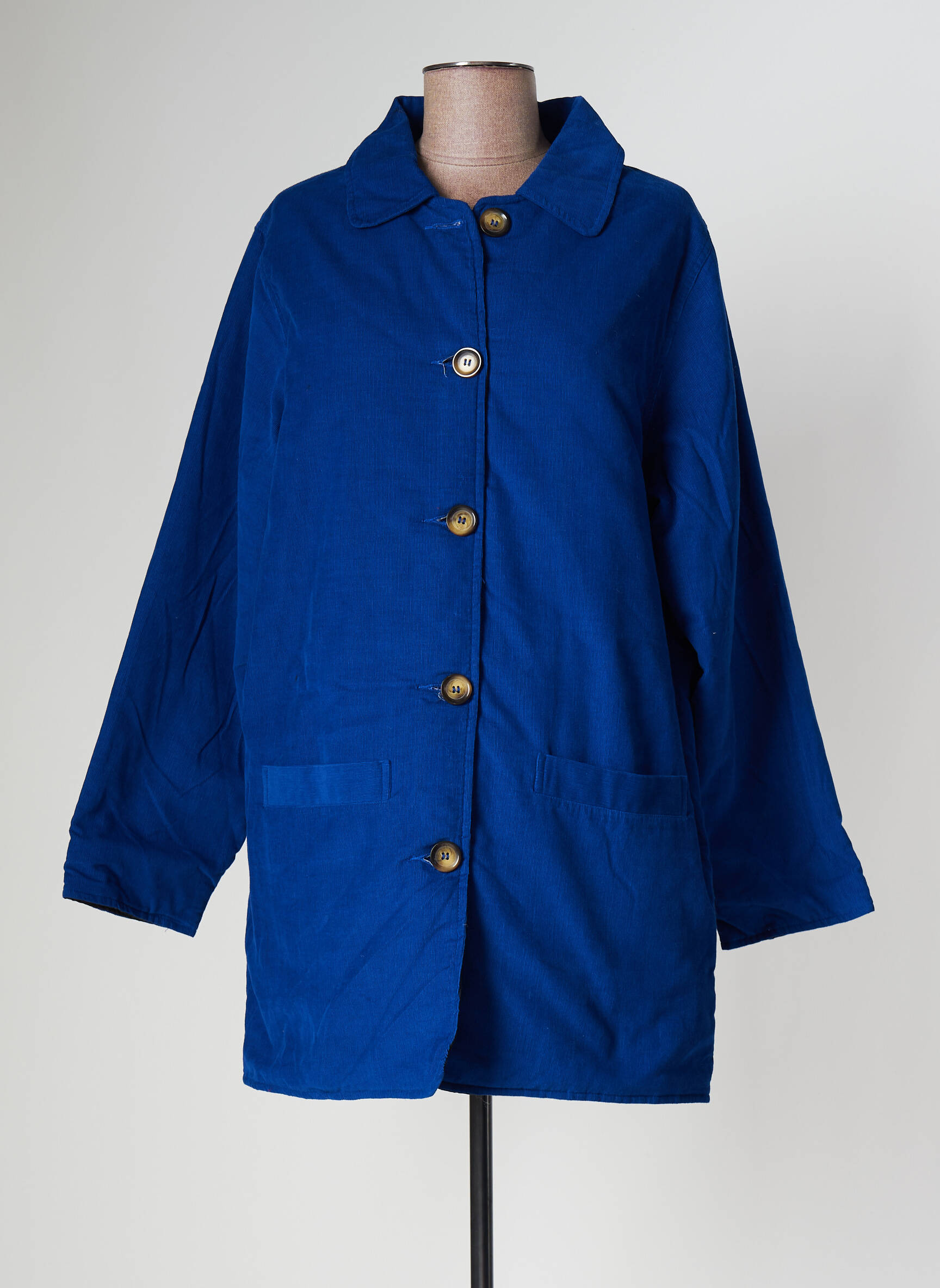 Agathe   Louise Manteaux Longs Femme couleur bleu