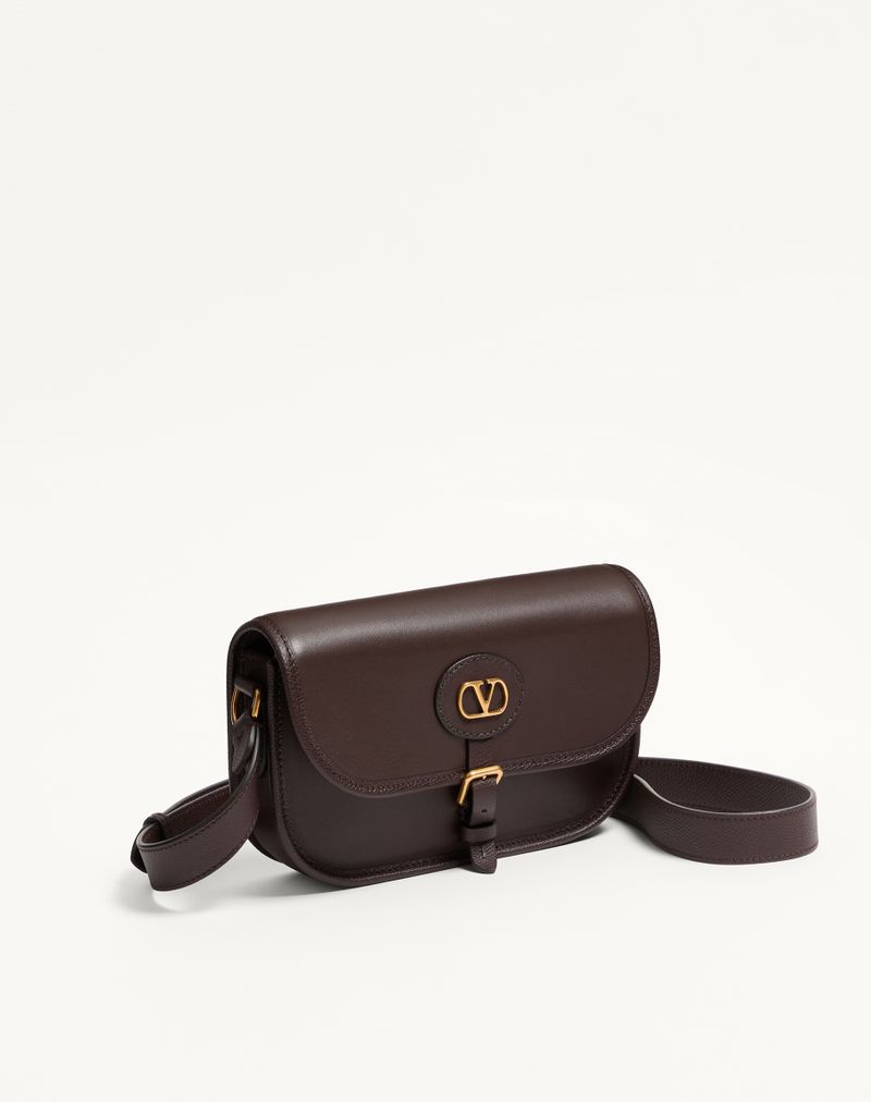 Bolsa de ombro pequena Valentino Garavani Antibes em couro de bezerro