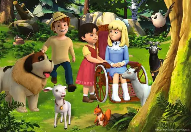 Kinderpuzzle ab 4 Jahren - Heidi's Abenteuer - 24 Teile