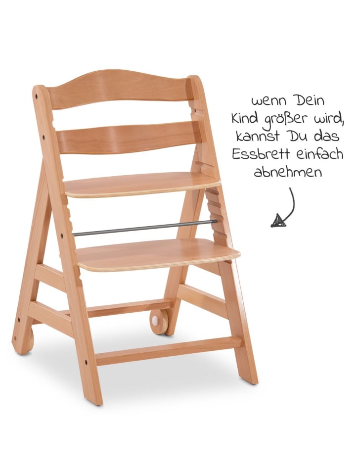 Hauck Hochstuhl Alpha Move Natur - im Sparset inkl. in beige,schwarz günstig kaufen onesize