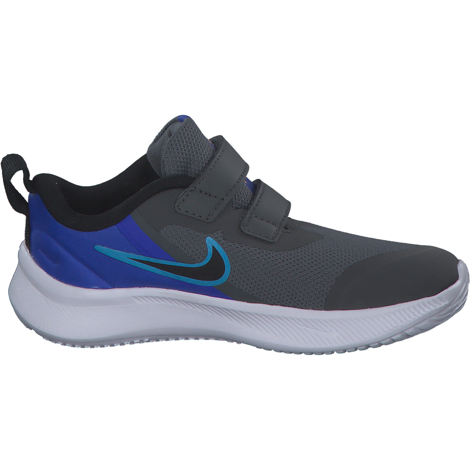 Nike Star Runner 3 DA2778 M, Sneakers Low, Kinder, iron grey/black-blue lighting
