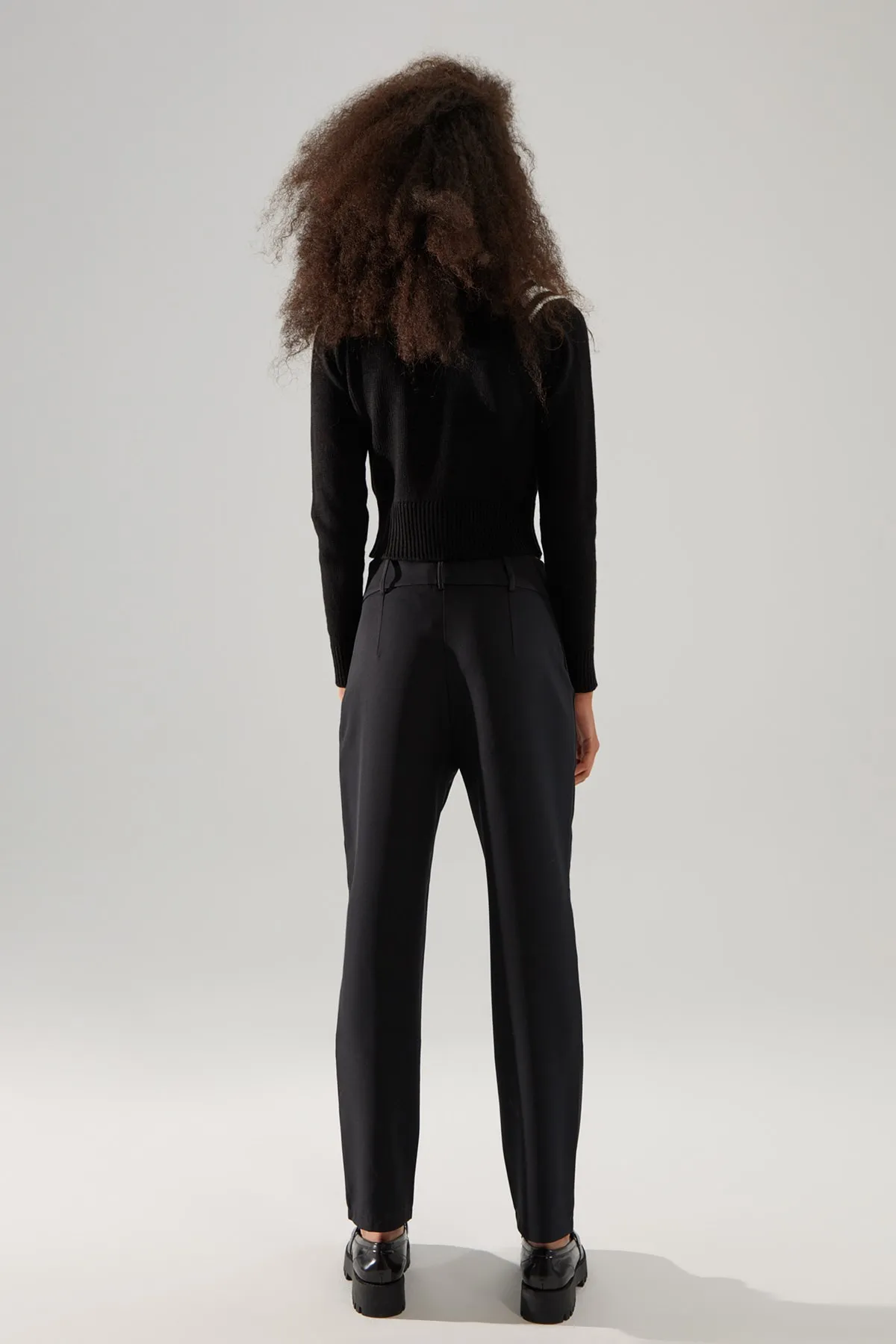 Trendyol Collection  Schwarze Webhose mit weitem Bein TWOSS19WX0086