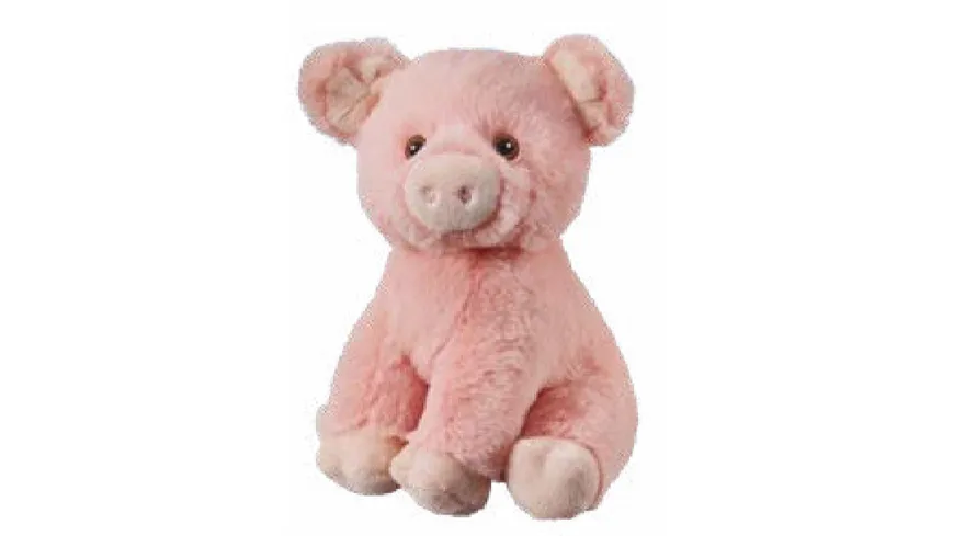 Bauer - Eco-Line- I LIKE MY PLANET - Plüsch-Schwein sitzend 20cm