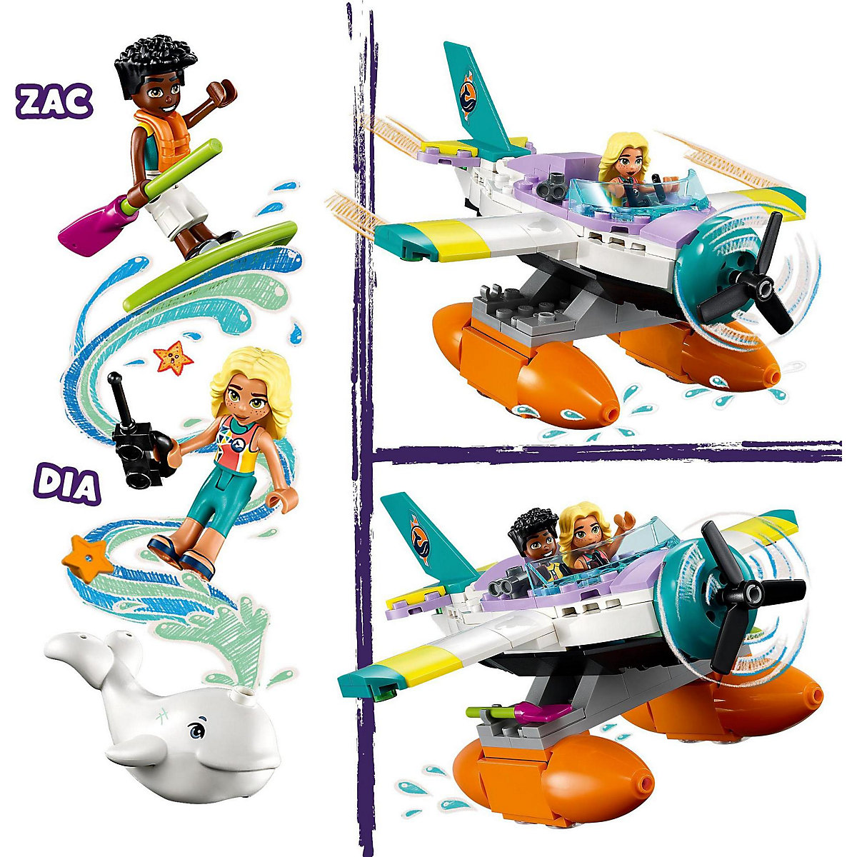 LEGO® Friends 41752 Seerettungsflugzeug