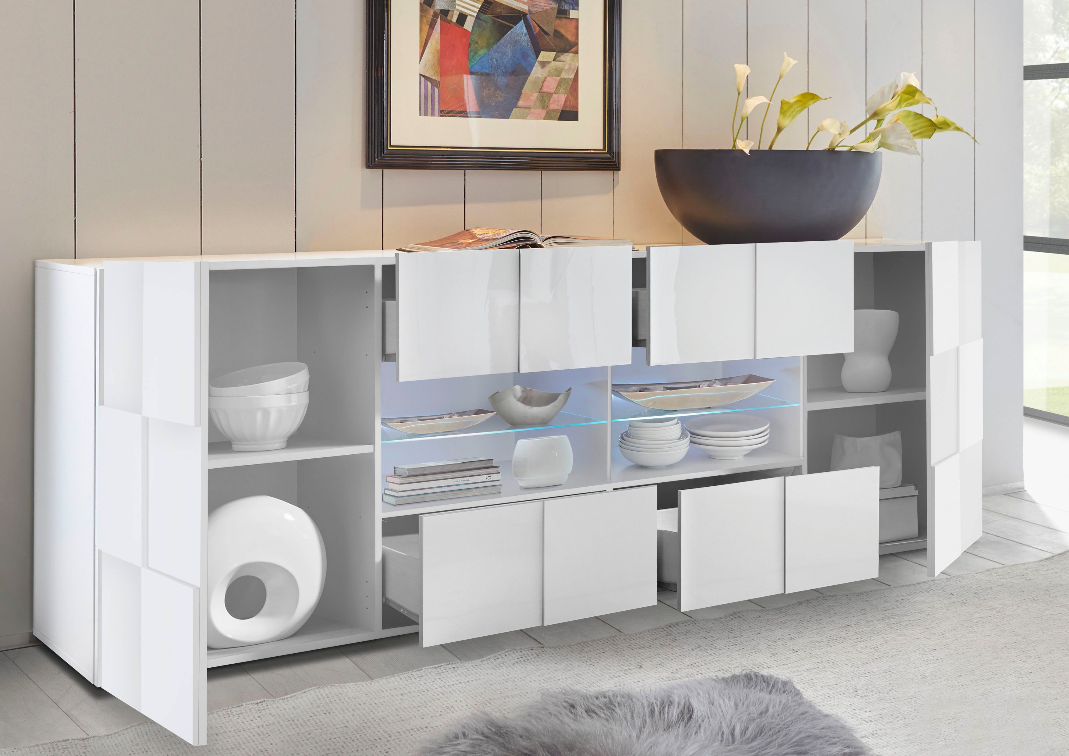 LC Sideboard Dama, Breite 241 cm