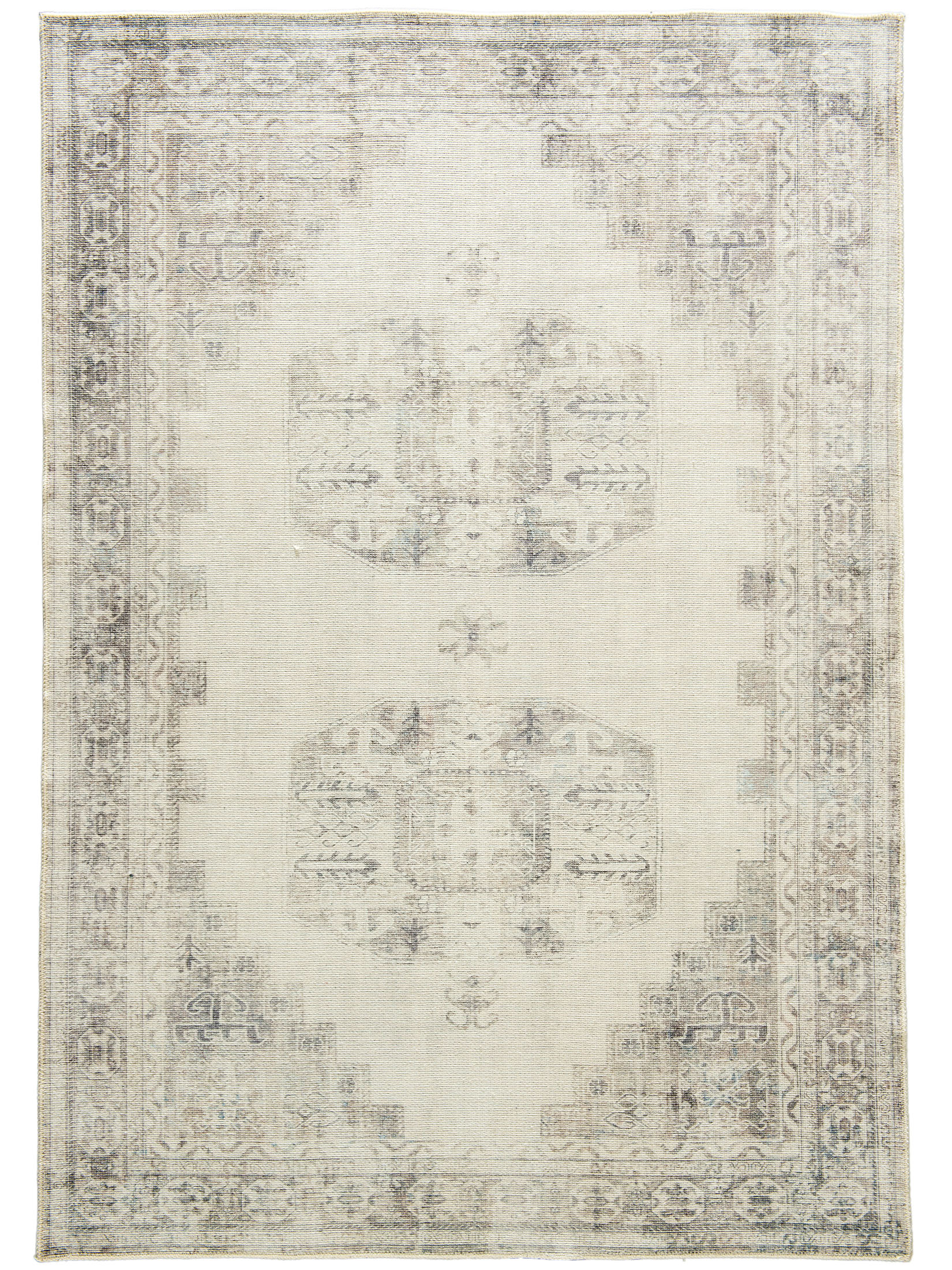 Rodano Vintage-Teppich, Hellgrau