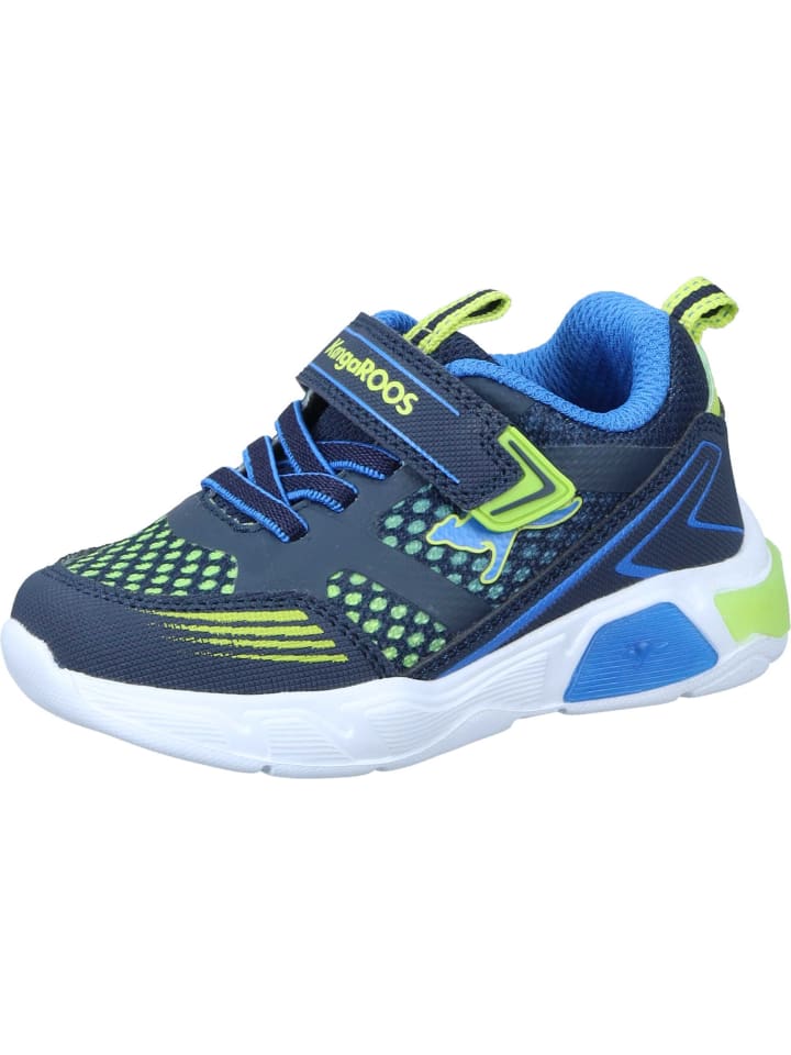 Kangaroos Schnürschuhe in dk navy/lime günstig kaufen