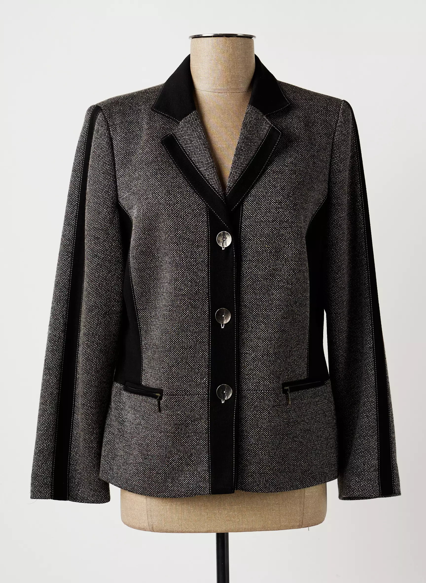 Gd Vestecasual Femme couleur gris