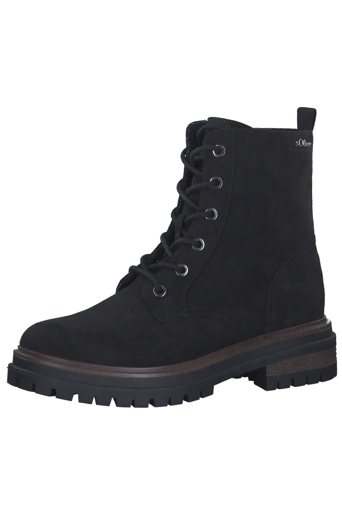 s.Oliver  Stiefelette - Schwarz - Blockabsatz