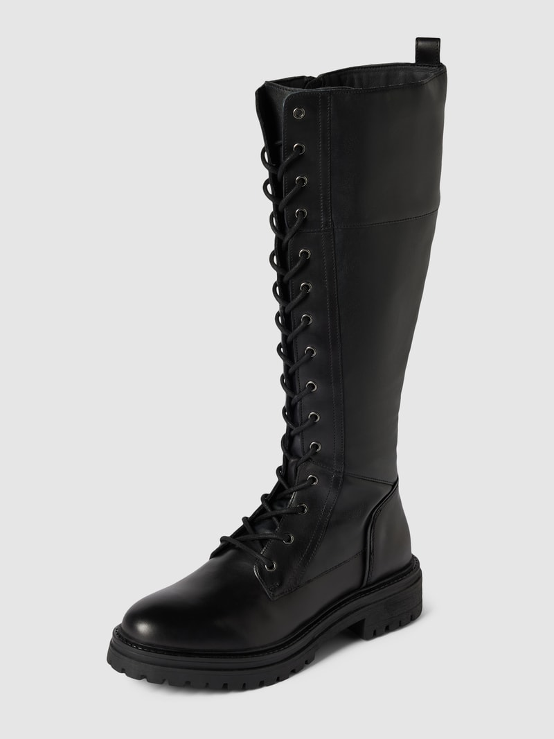 Boots aus Leder Modell 'IRIDEA' in schwarz