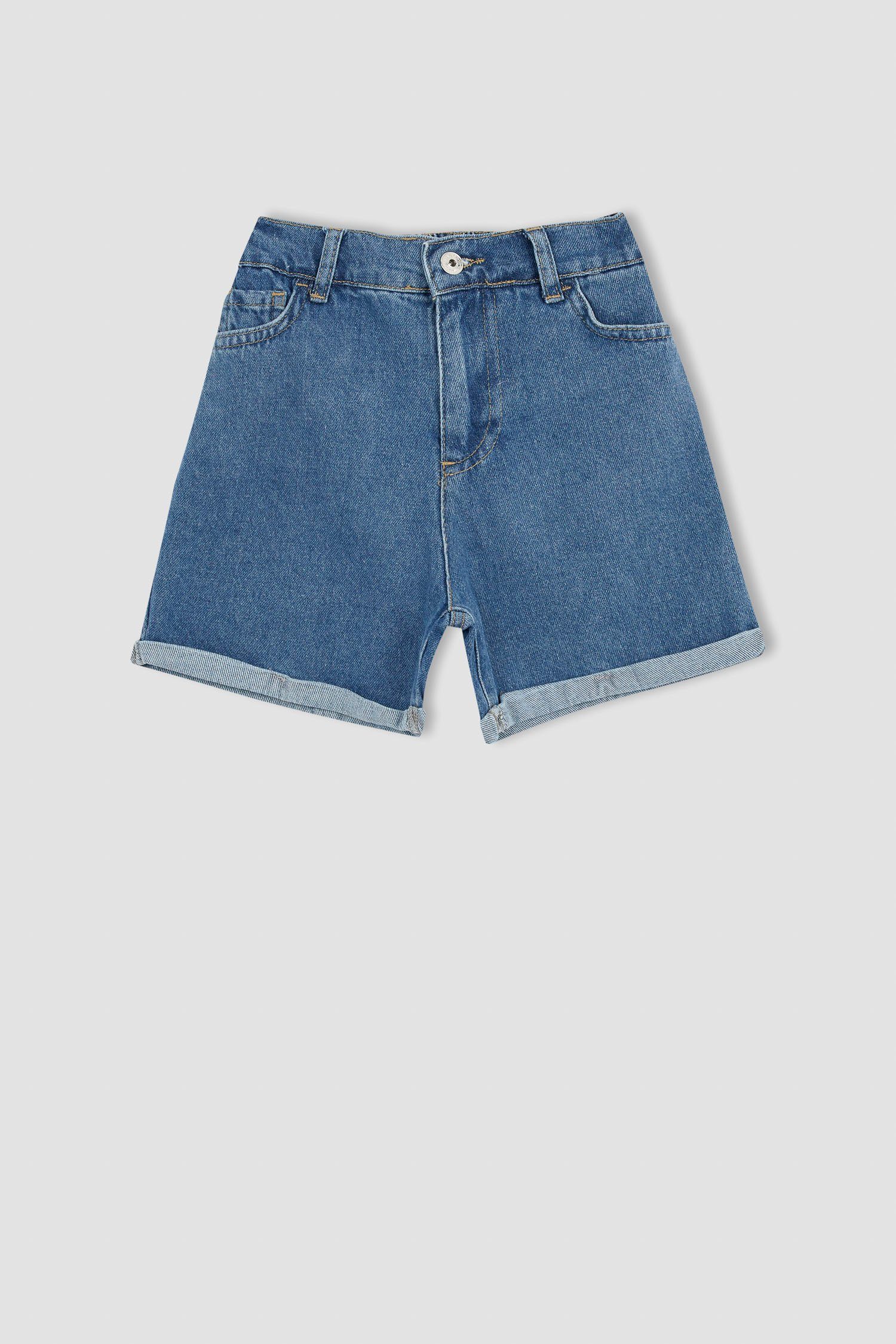 DeFacto Jeansshorts Mädchen Jeansshorts MOM FIT