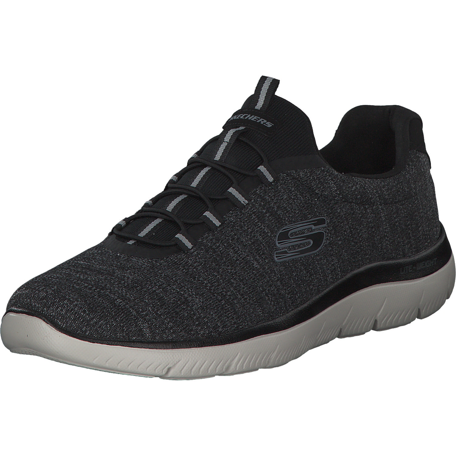 Skechers 52813, Sneakers Low, Herren, Schwarz Weiß