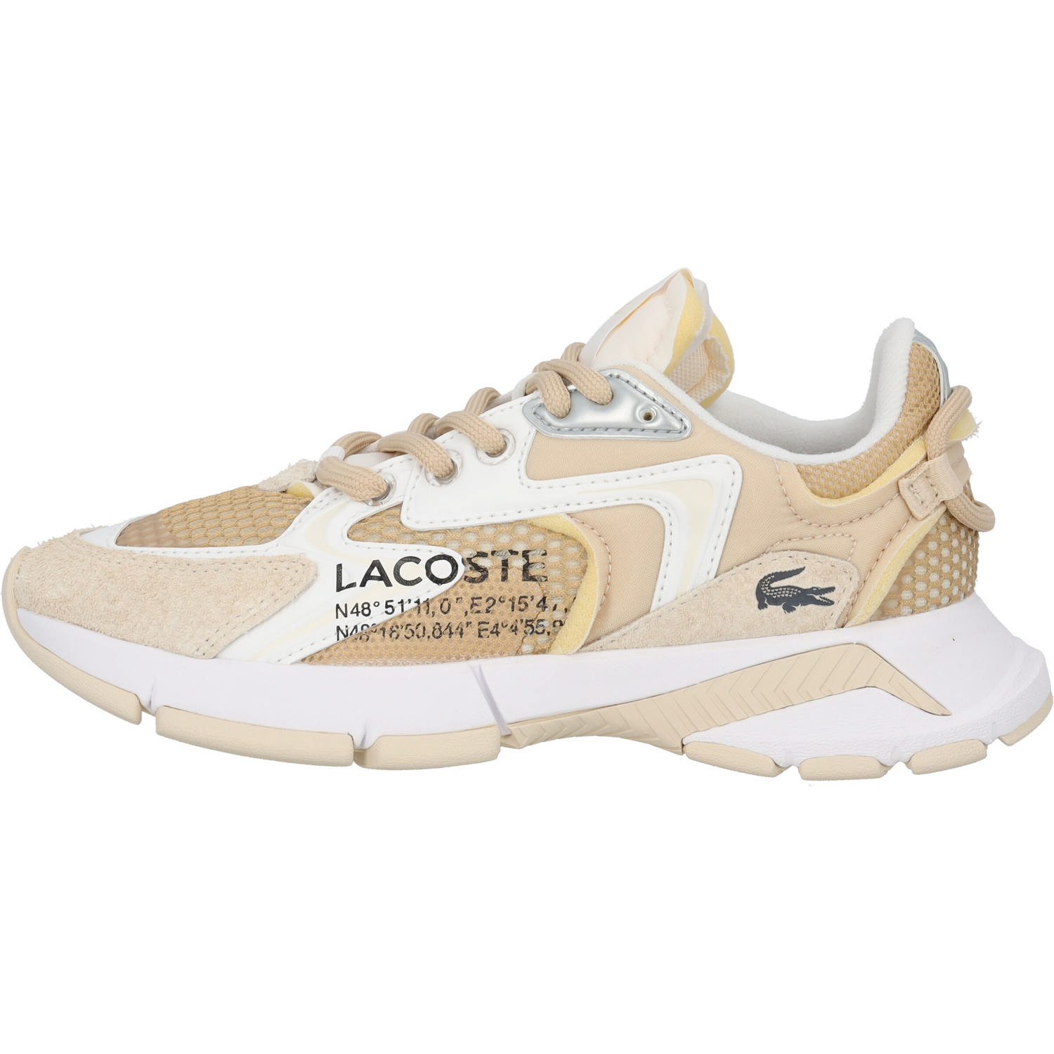 Lacoste L003 Neo It 47SFA0093, Schnürschuhe, Damen, Beige