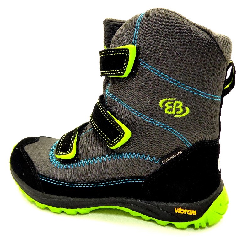 BRÜTTING Stiefel Jungen grau