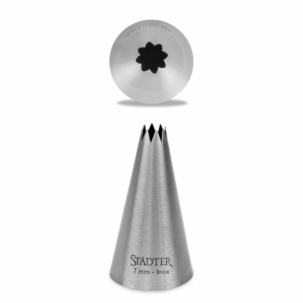 STÄDTER Spritzbeutel Fine Line Sterntülle Groß 7 mm