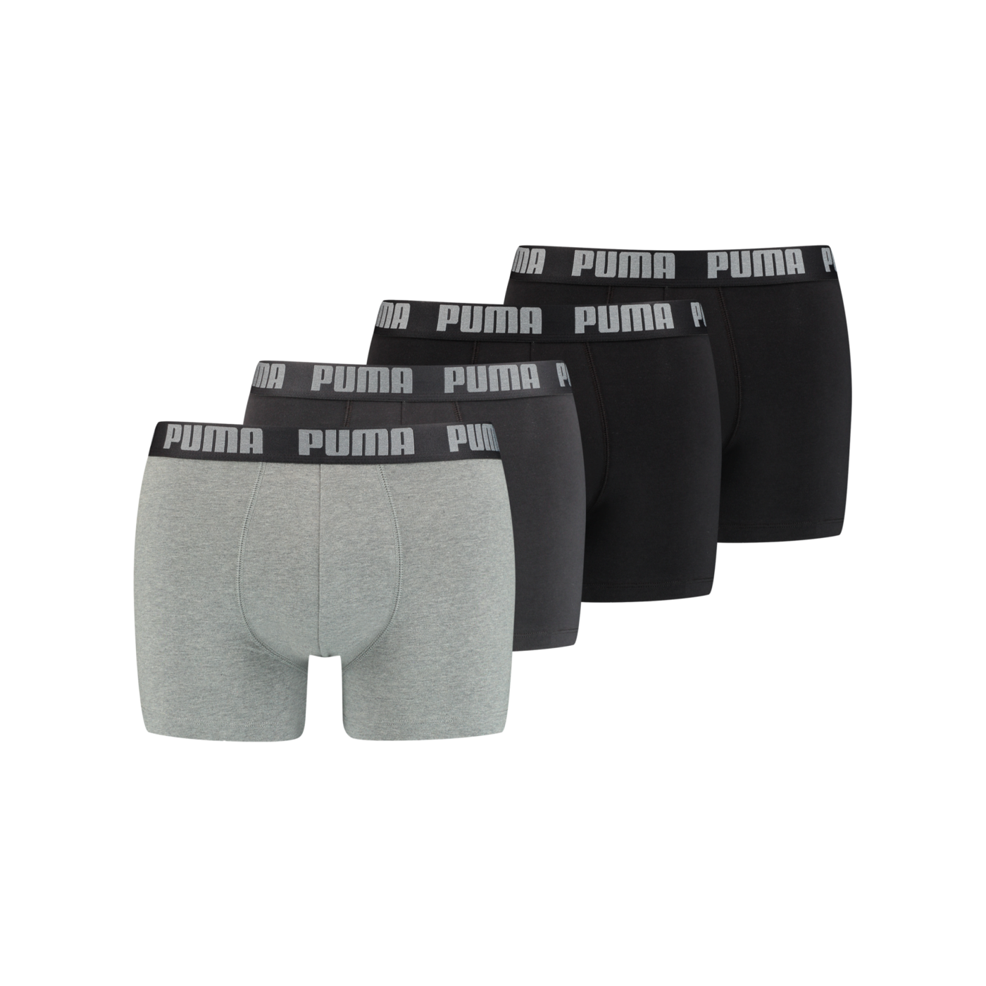 PUMA Basic Boxer 4er Pack Schwarz F004