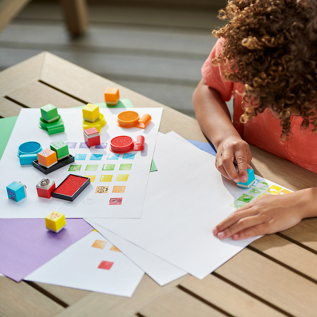 Numberblocks Stampoline Park Stamp Activity Set