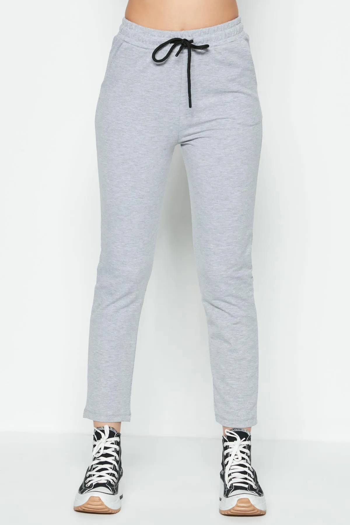 C&City  Jogginghose mit geradem Bein 733 Grau