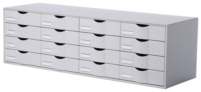 Paperflow Sortiersystem DIN A4  Grau 107,8 x 34,2 x 32,9 cm