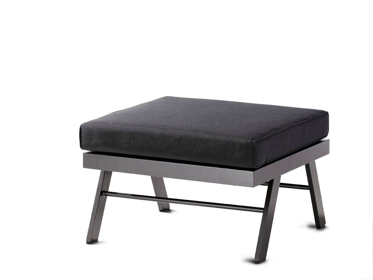 sieger EXKLUSIV Gartenlounge-Hocker Sieger Auckland Loungetisch/Hocker inkl. Kissen (1)