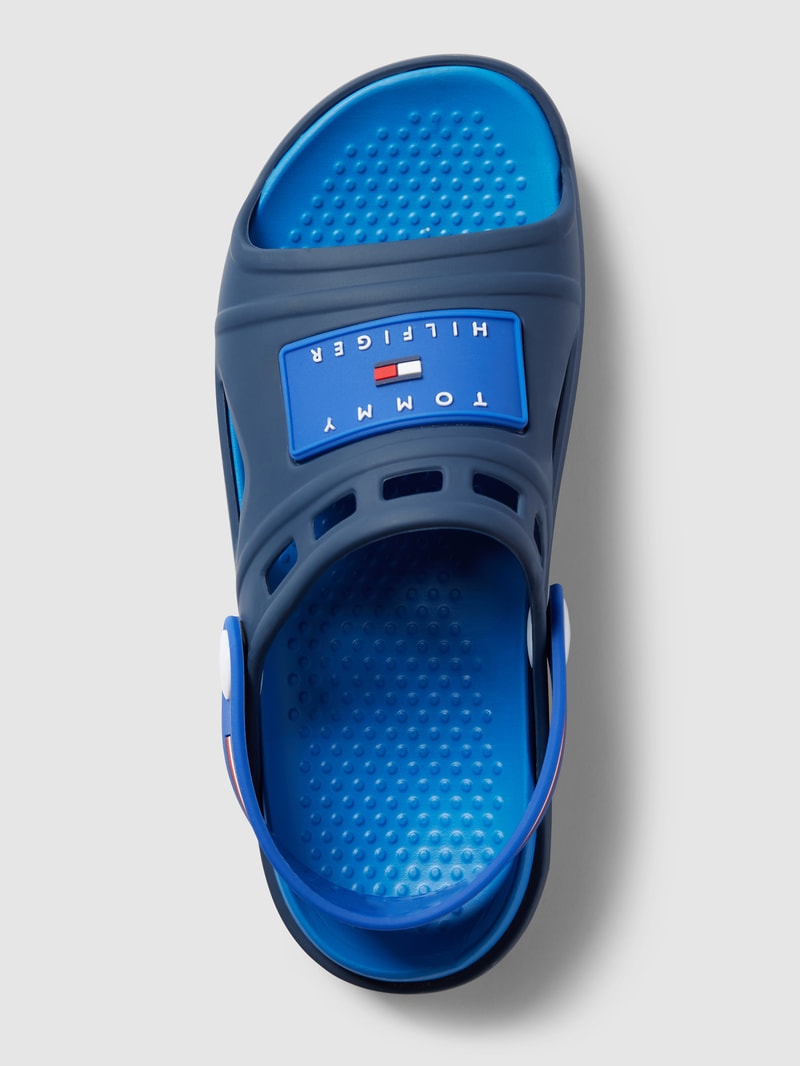 Sandale mit Riemen Modell 'Stripes' in marineblau