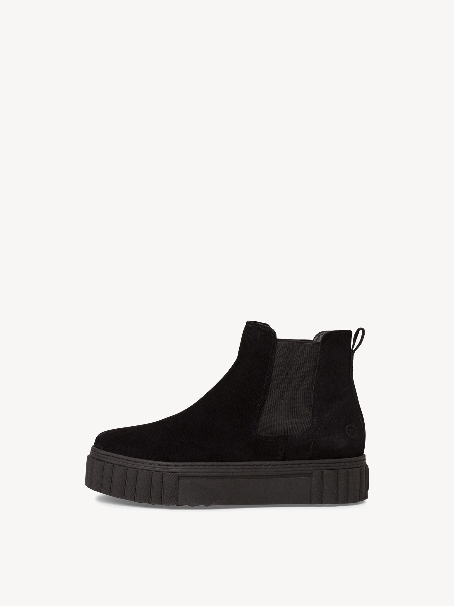 Bottine Chelsea en cuir - noir