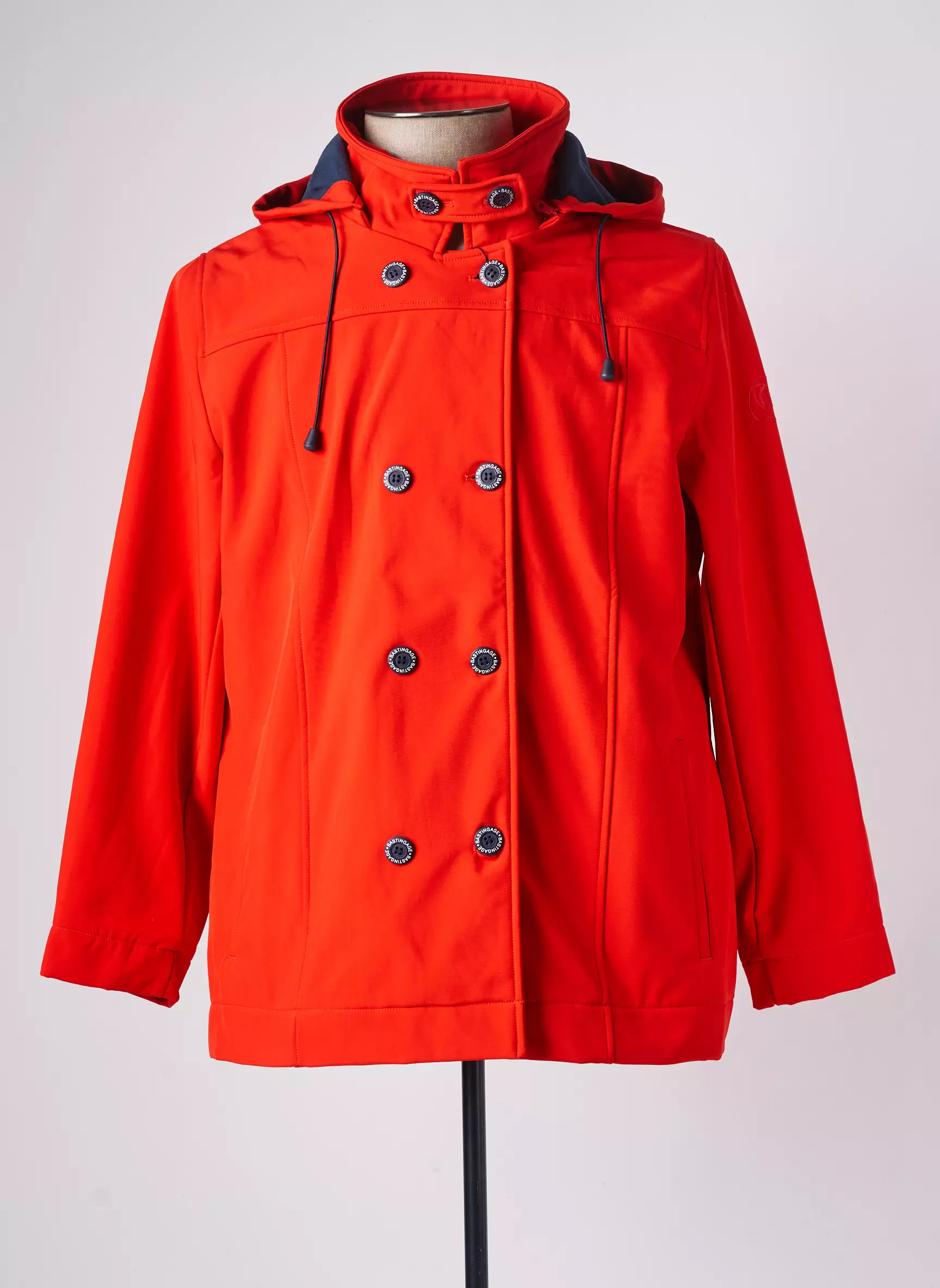 Bastingage Impermeables Trenchs Homme couleur orange