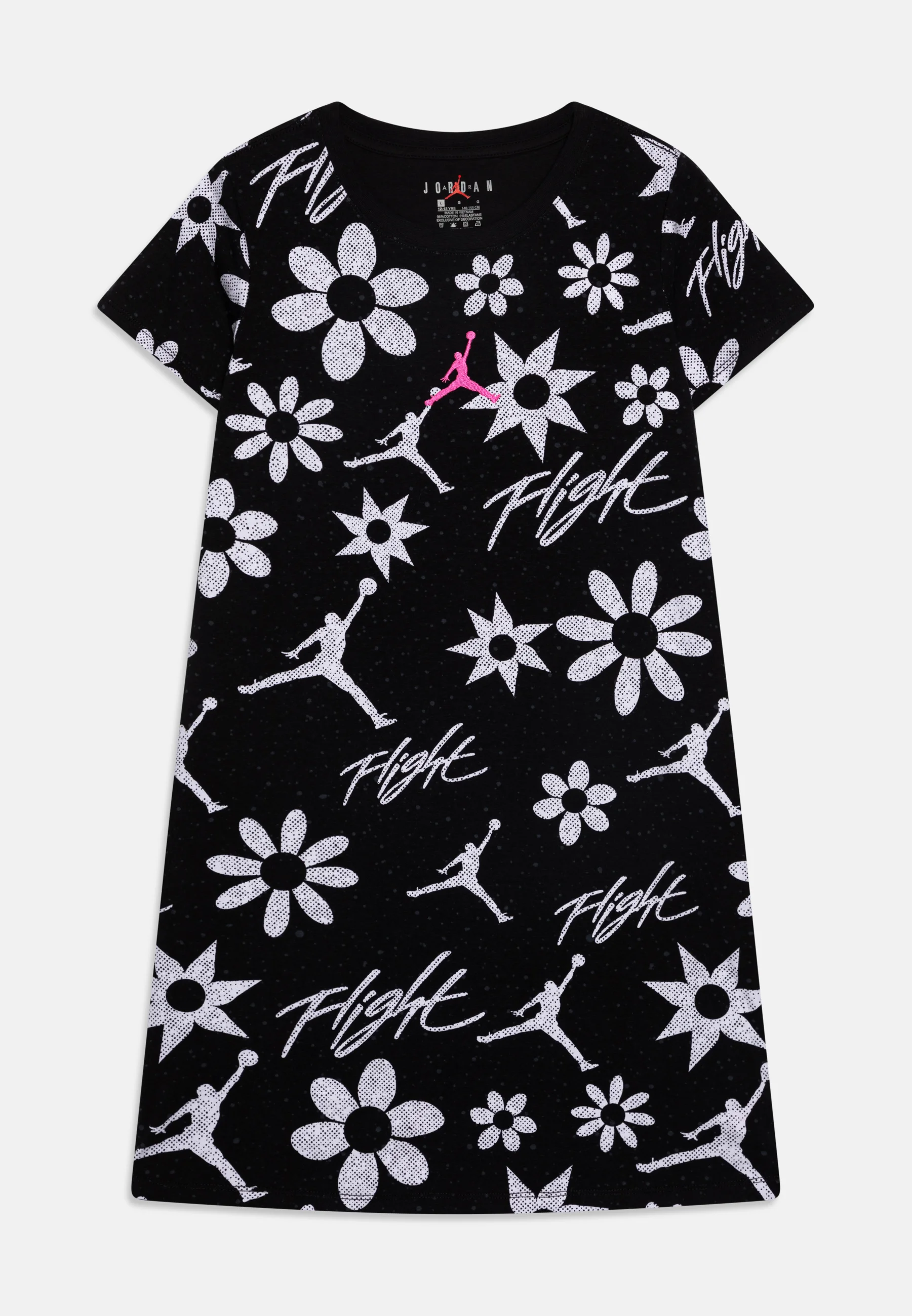 Jordan VESTIDO FLORAL DE VUELO - Vestido de jersey