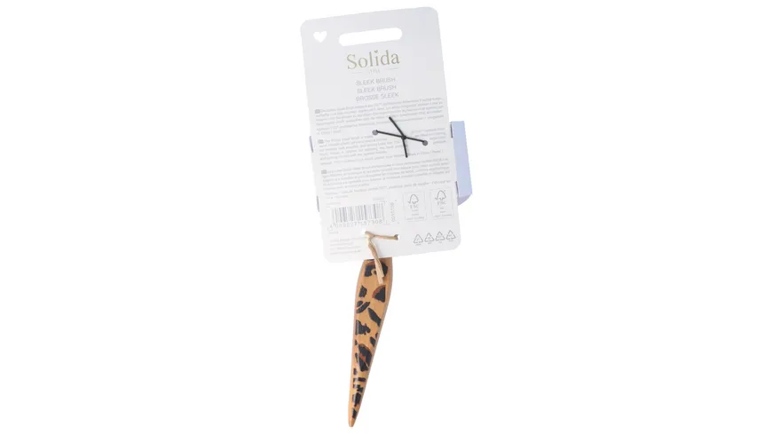 Solida Birke Sleek Brush Leo Print