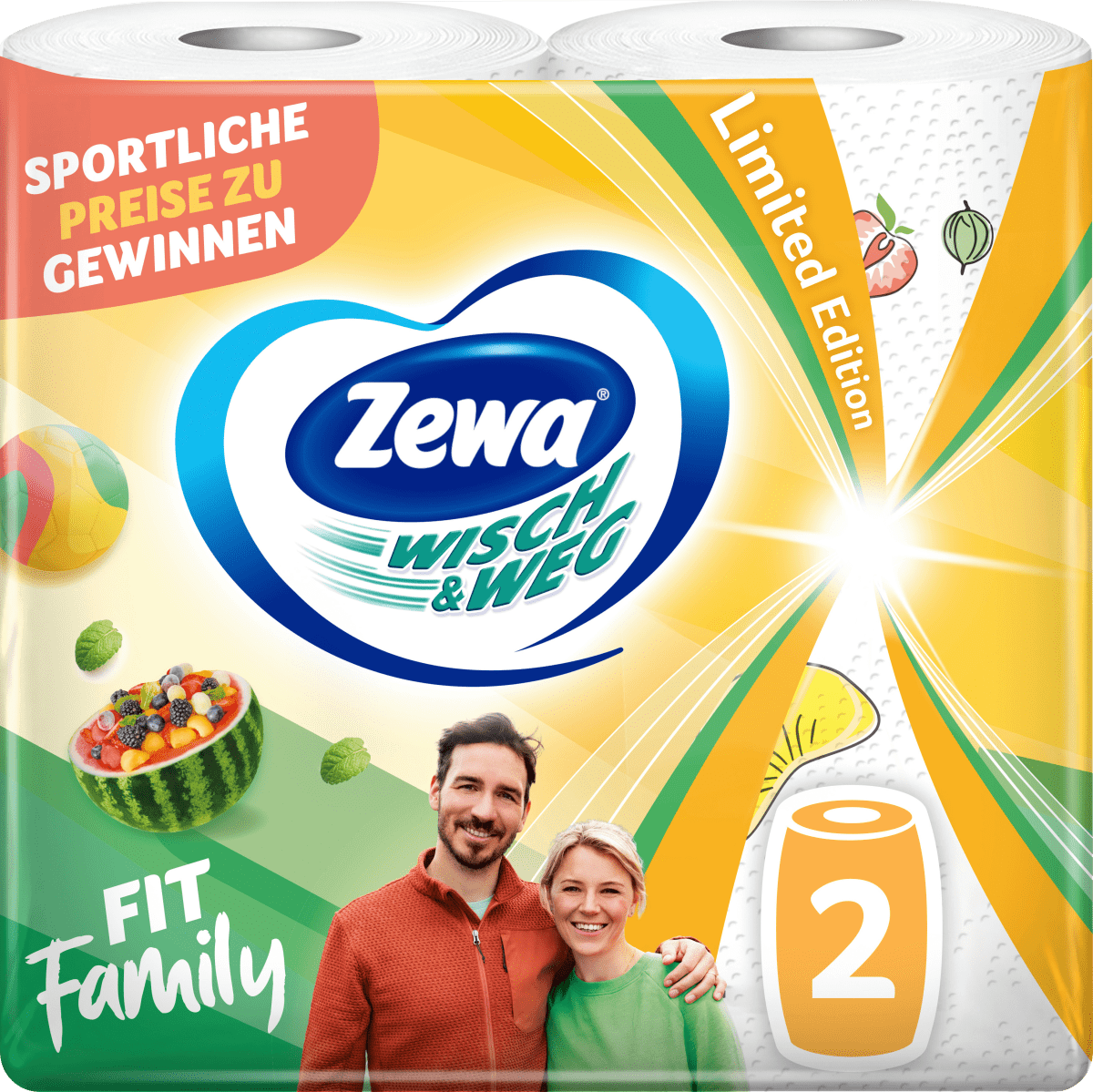 Küchenrolle Wisch&Weg (2x72 Blatt), 2 St