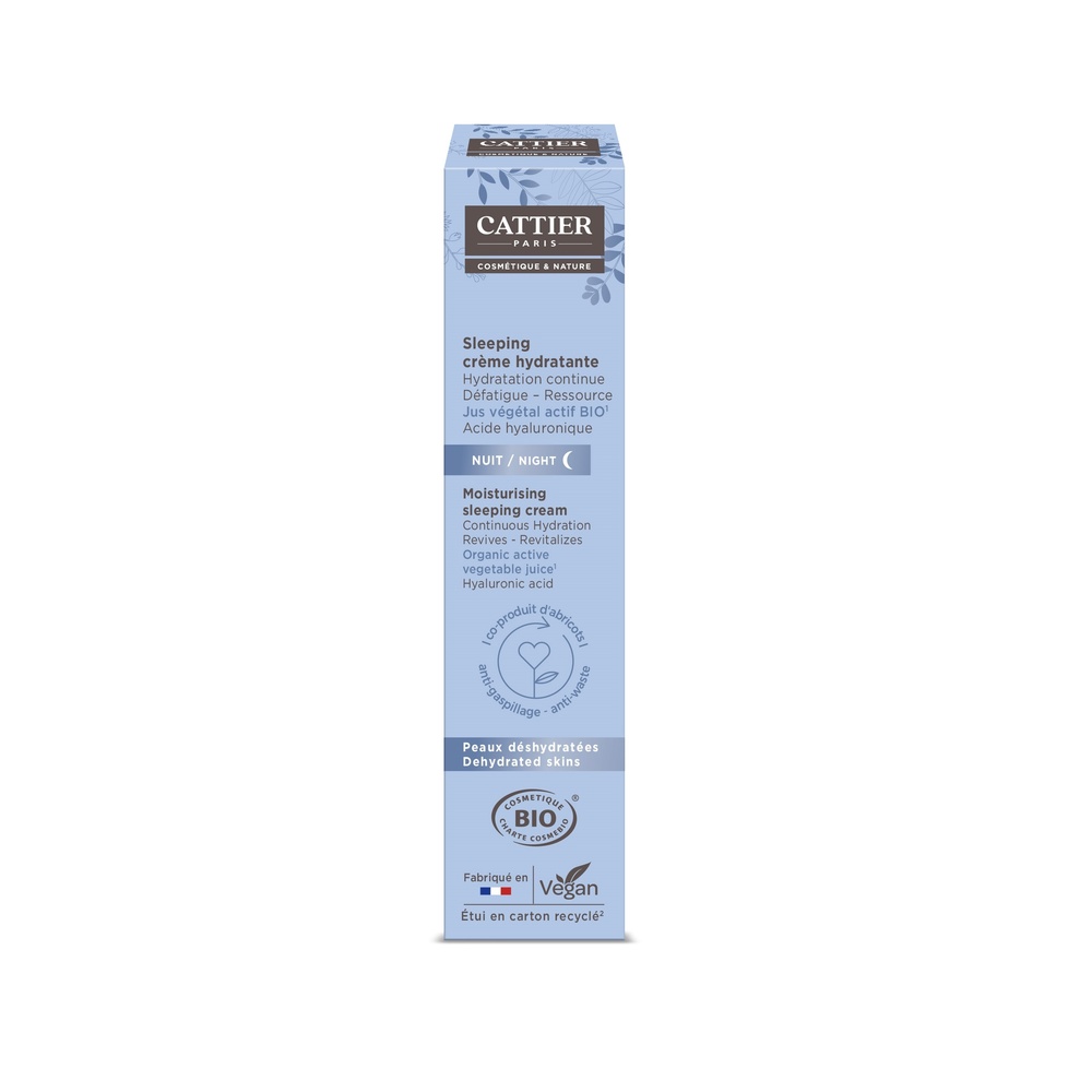 cattier Sleeping crème hydratante - 50ml Soins visage