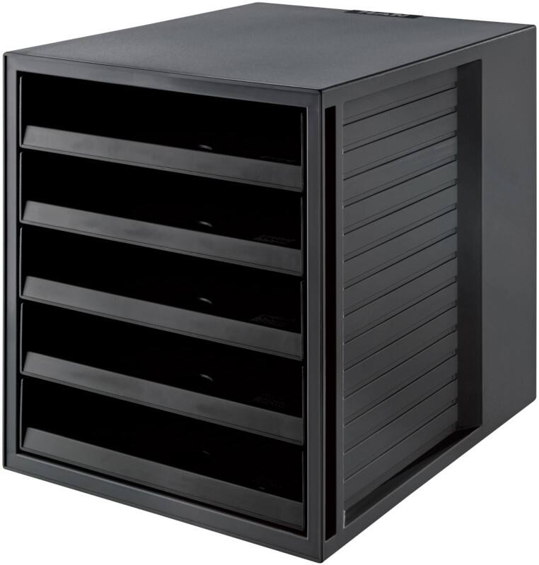 HAN Schubladenboxen 14018-13 Schwarz 275 mm (B) X  330 mm (T) X 320 mm (H)