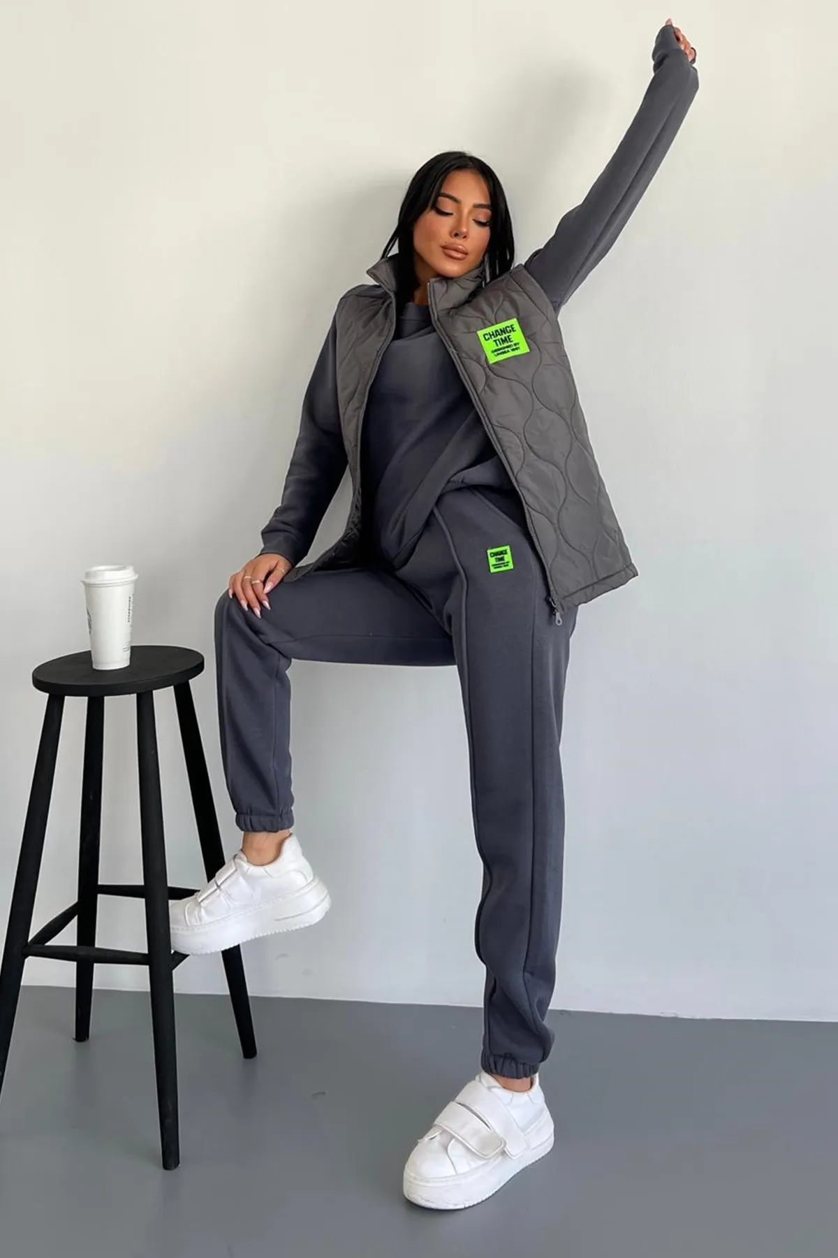 lovebox  Trainingsanzug - Grau - Regular Fit
