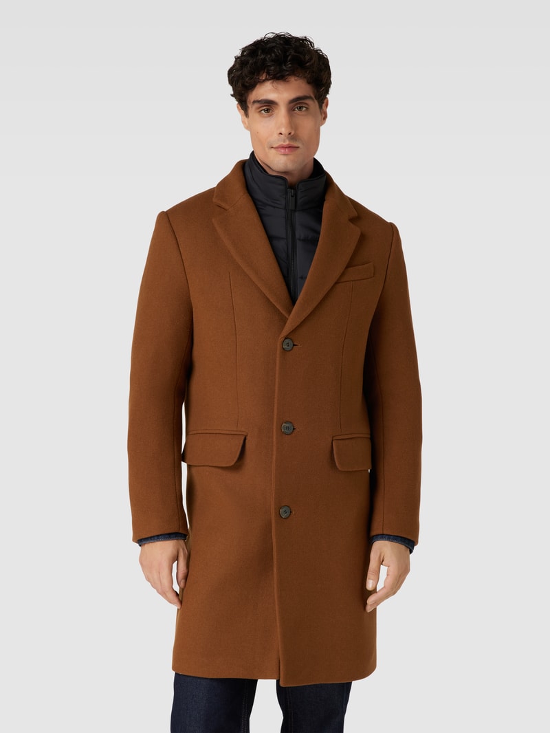 Mantel im Double-Layer-Look Modell 'JOSEPH' in camel