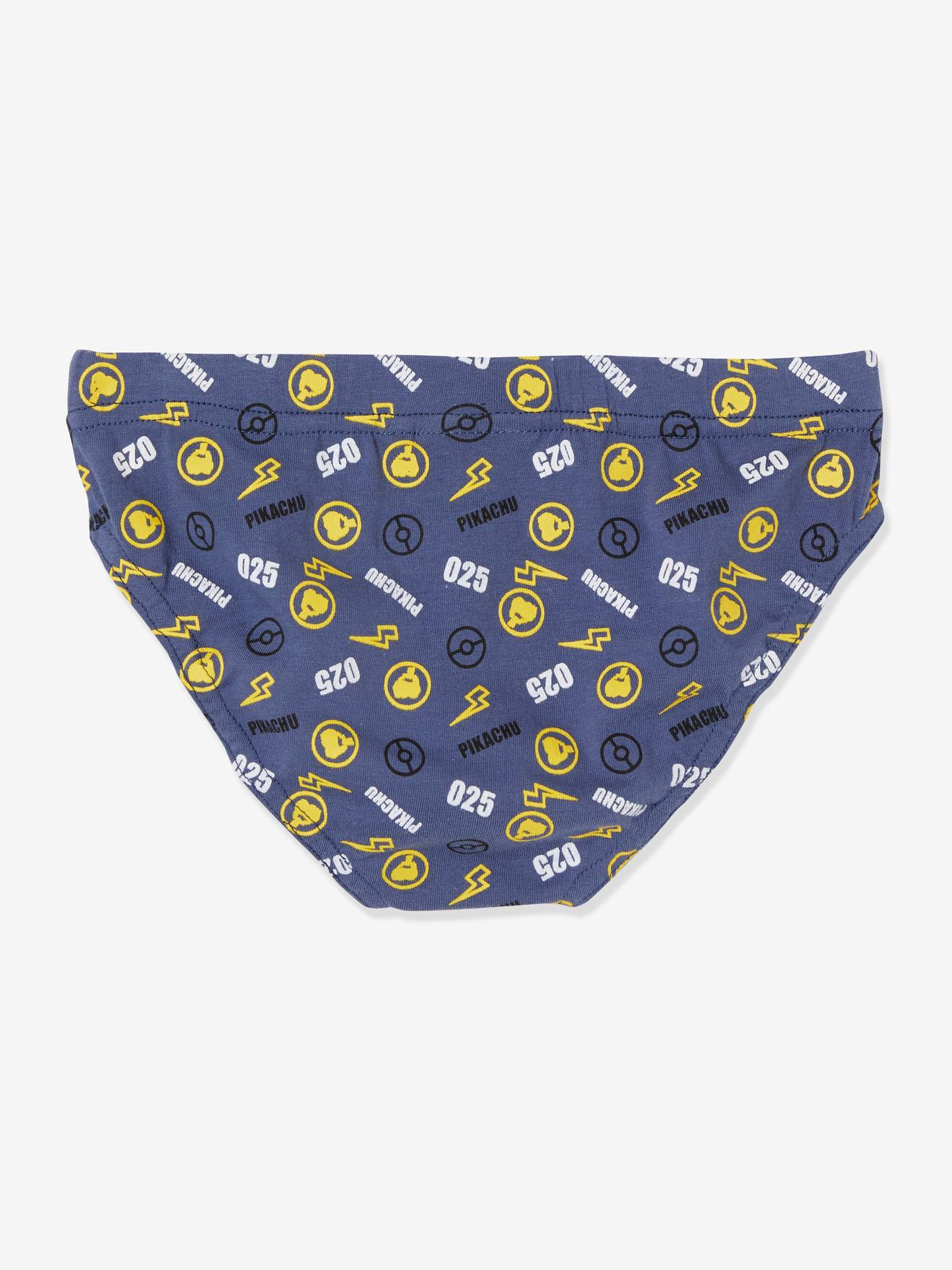 Lot de 3 slips garçon Pokemon® gris