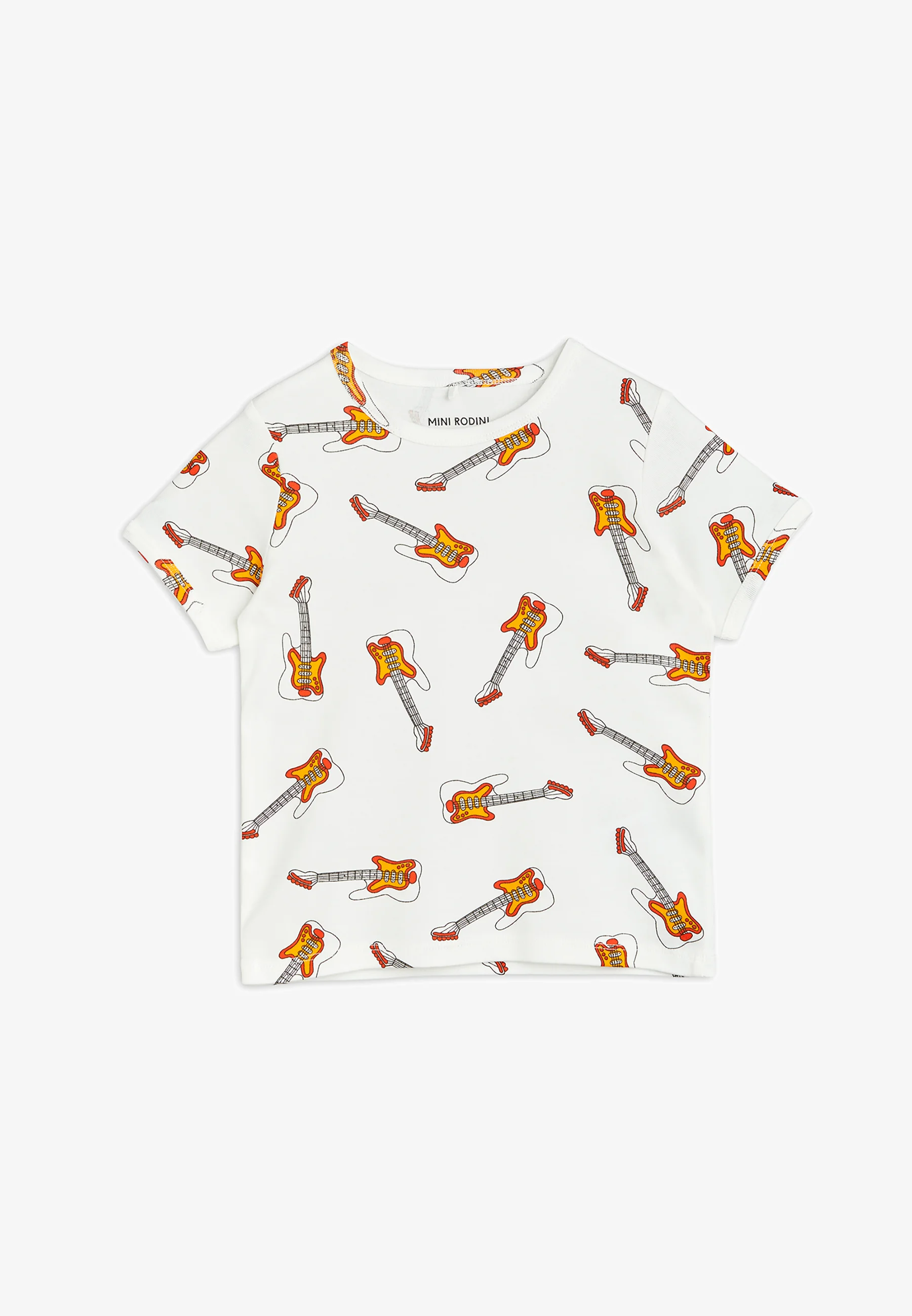 Mini Rodini GUITAR TEE UNISEX - Camiseta estampada