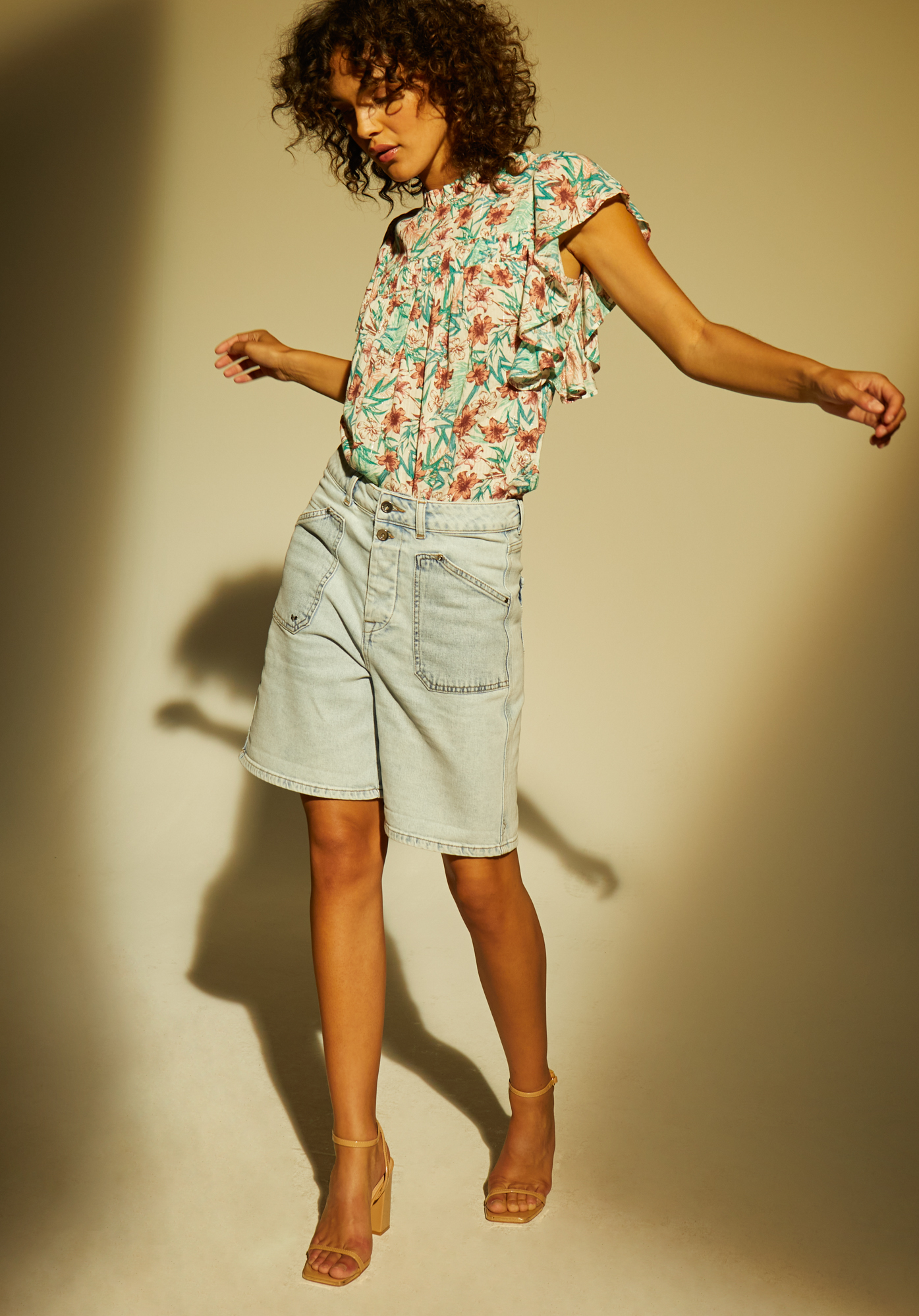 BRIDY  Bermuda en jean femme