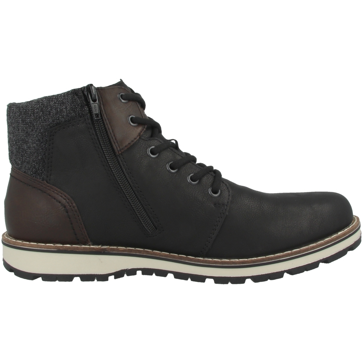 Rieker Tamburo-Hunter-Forato Schnürboots schwarz