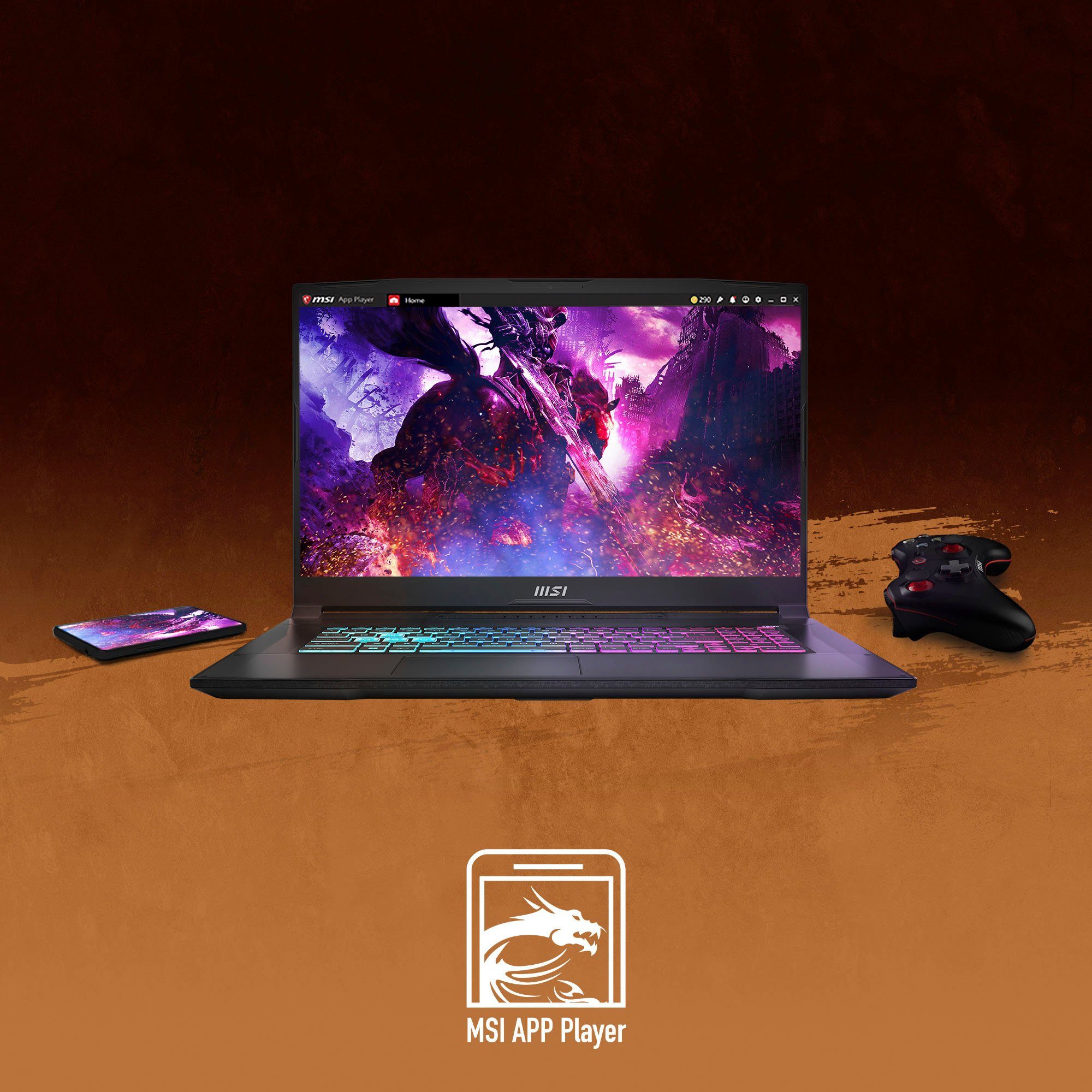 MSI Katana 17 B12VFK-406 Gaming-Notebook (43,9 cm/17,3 Zoll, Intel Core i7 12650H, GeForce RTX 4060, 1000 GB SSD)