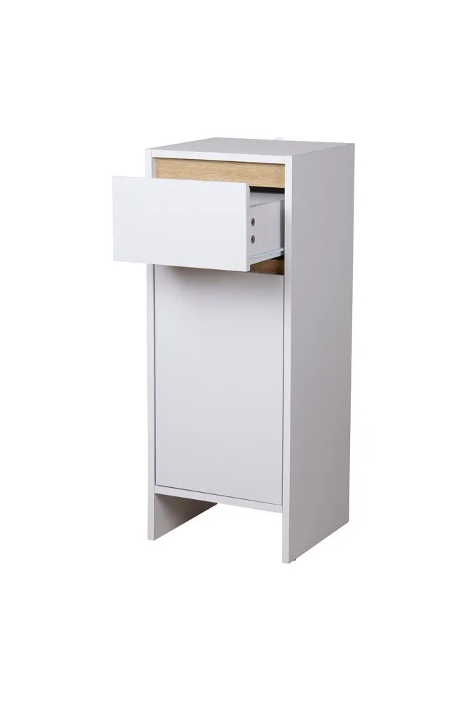 Happy Home Happy Home Badschrank mit 1 Tür und Schublade - Weiß