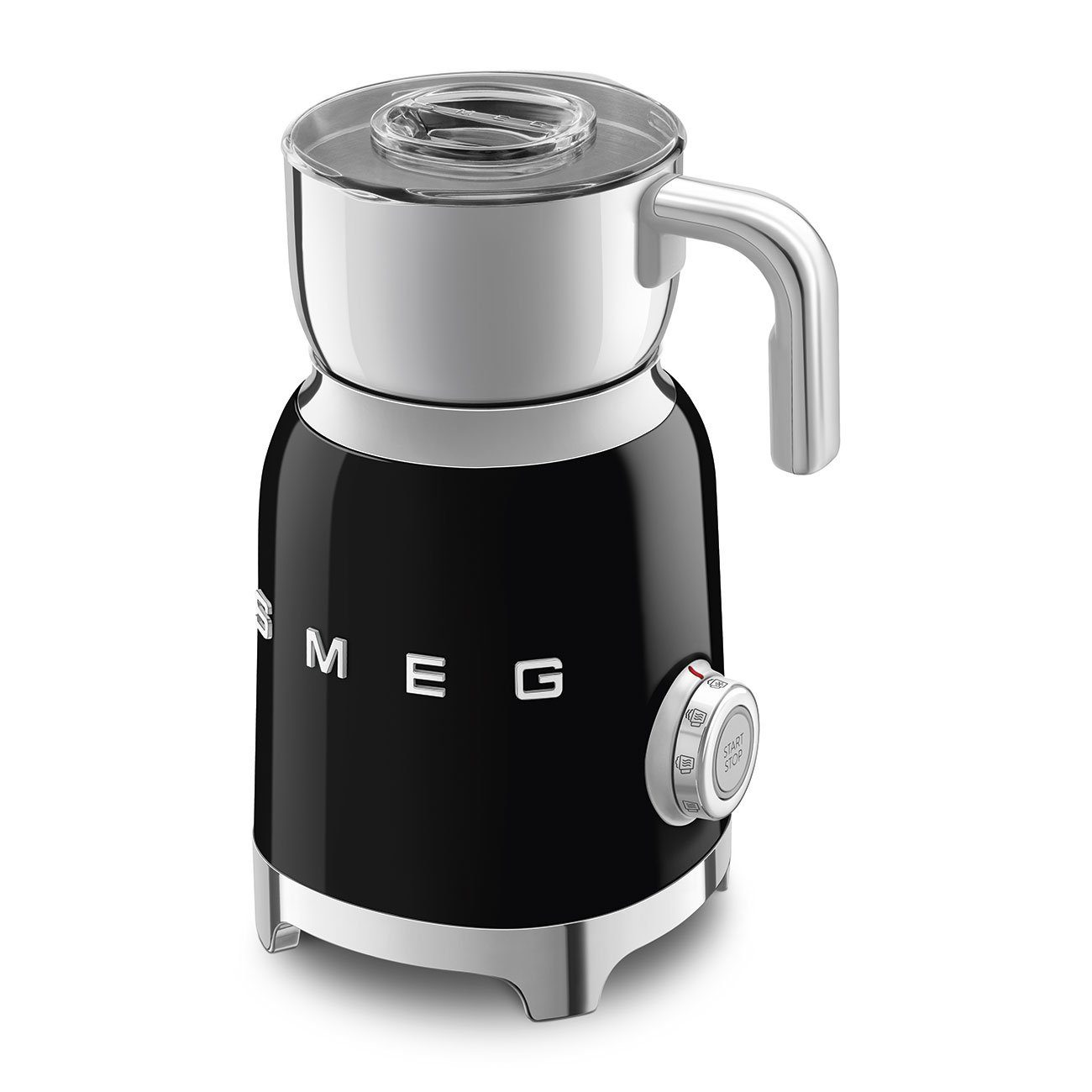 Smeg Milchaufschäumer MFF11BLEU, Schwarz