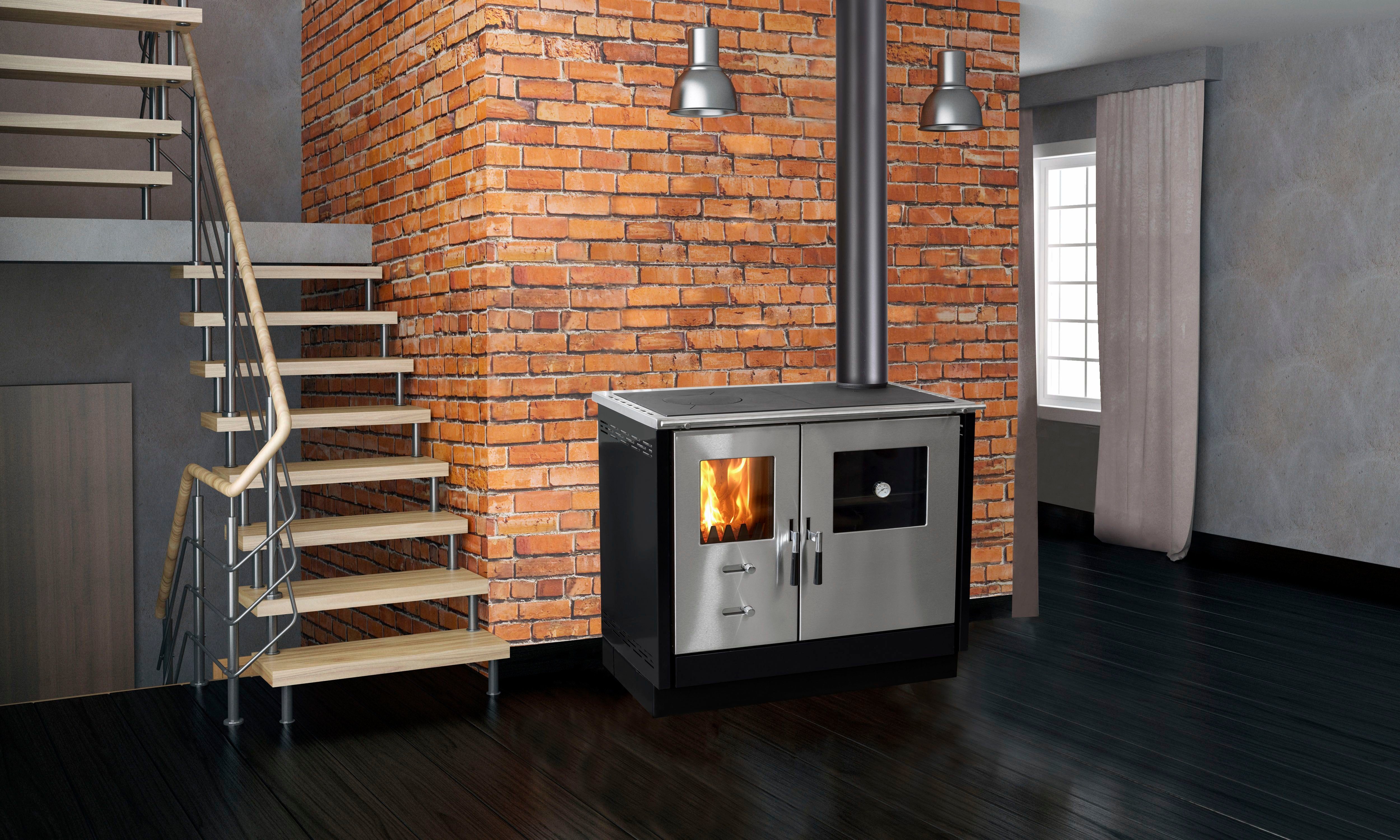 Firefix Festbrennstoffherd MAAS, 8,3 kW, Zeitbrand