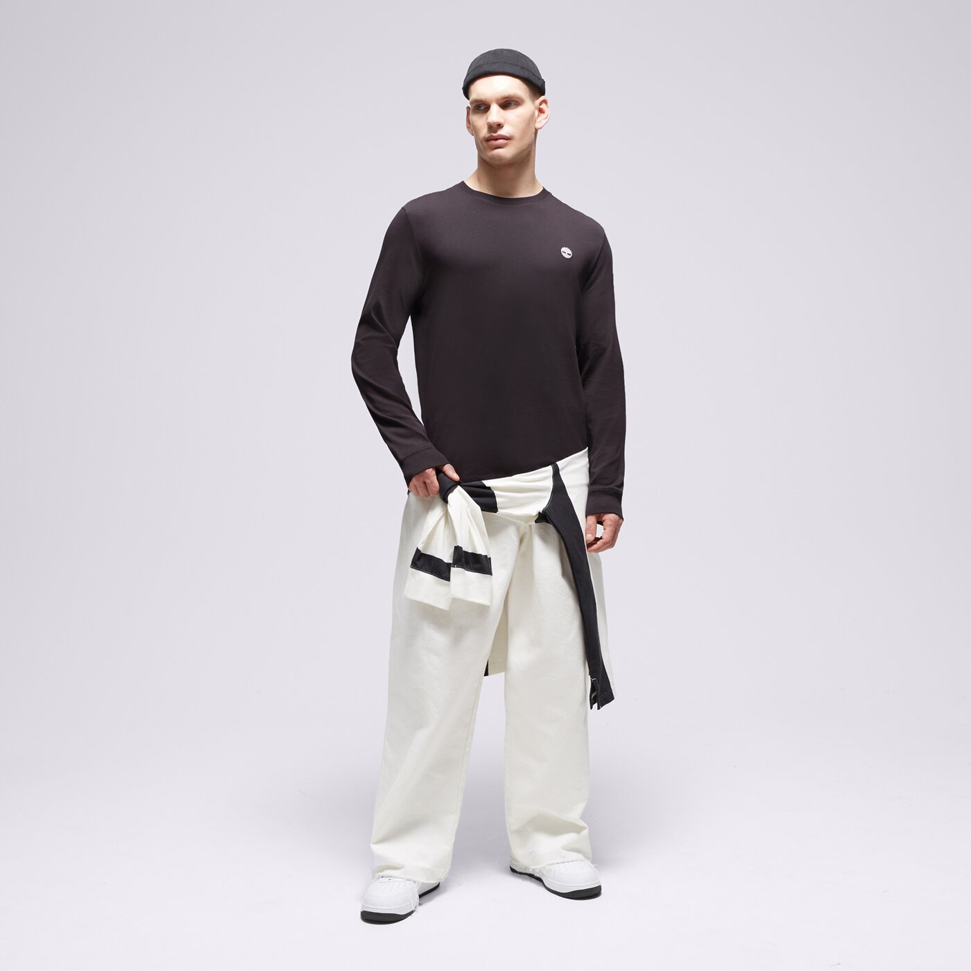 TIMBERLAND T-SHIRT LS DUNSTAN RIVER JERSEY CREW TEE SLIM Schwarz
